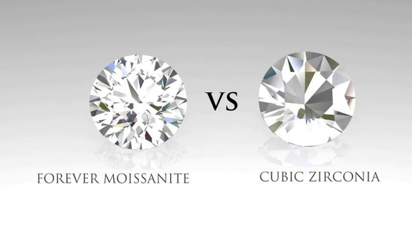 Moissanite Vs cubic zirconia