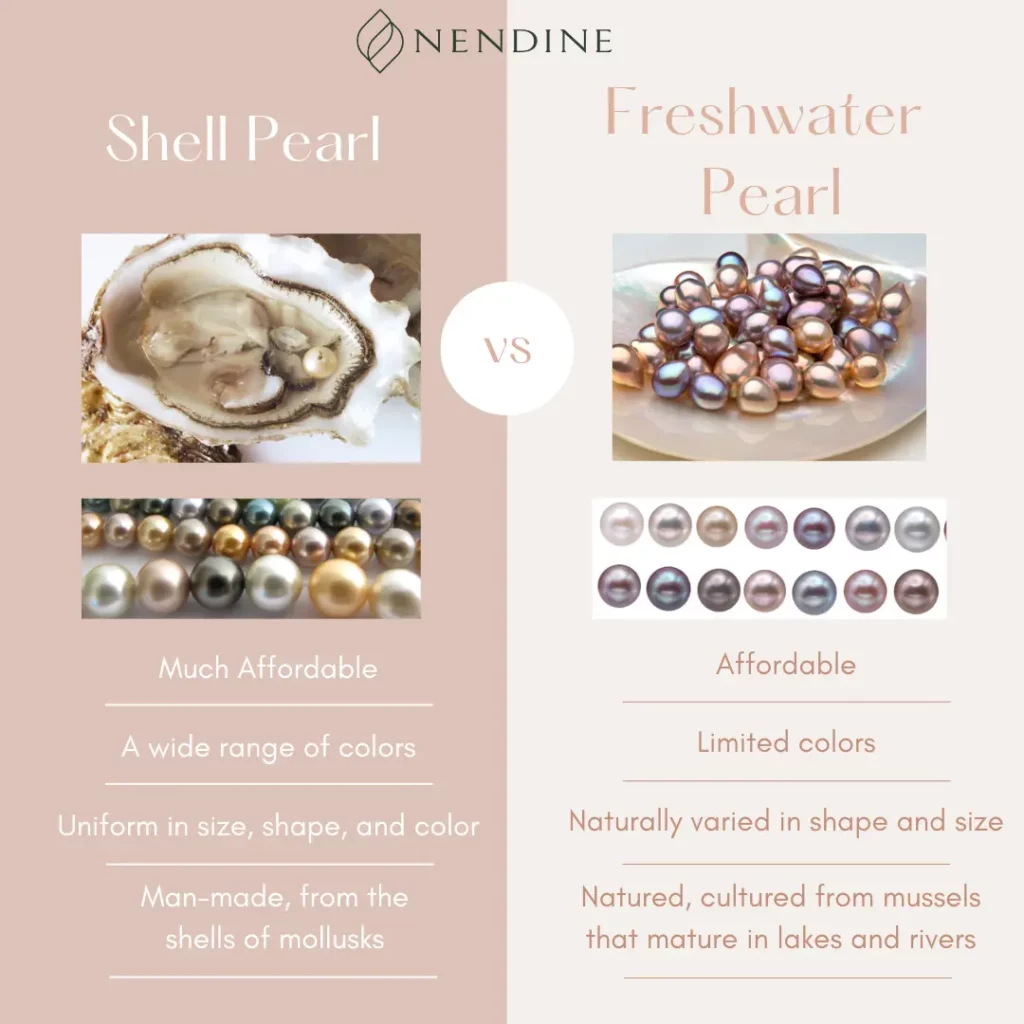 Shell Pearls vs. Freshwater Pearls: the Difference