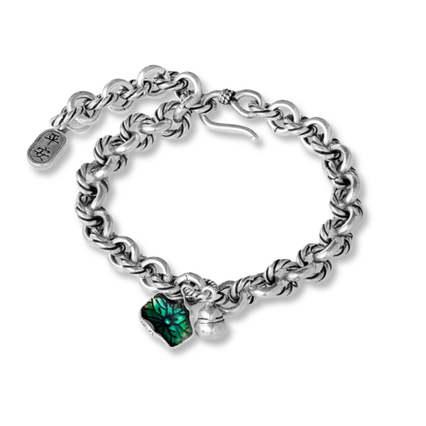 Lotus Leaf Bracelet enamel jewelry