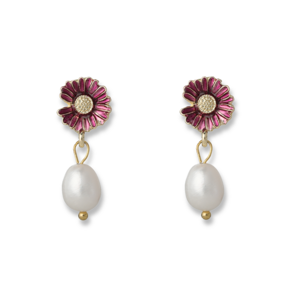 Daisy Enamel Earrings