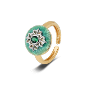 Gold Plated Round Earrings Silver Jewelry