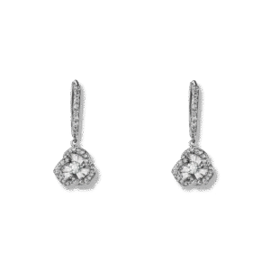 Flower Earring Silver Jewelry