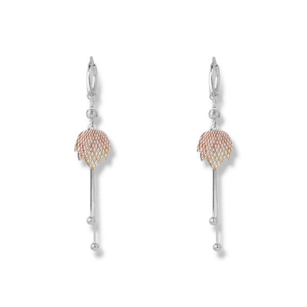Leaf Sterling Silver Earrings Silver Jewelry