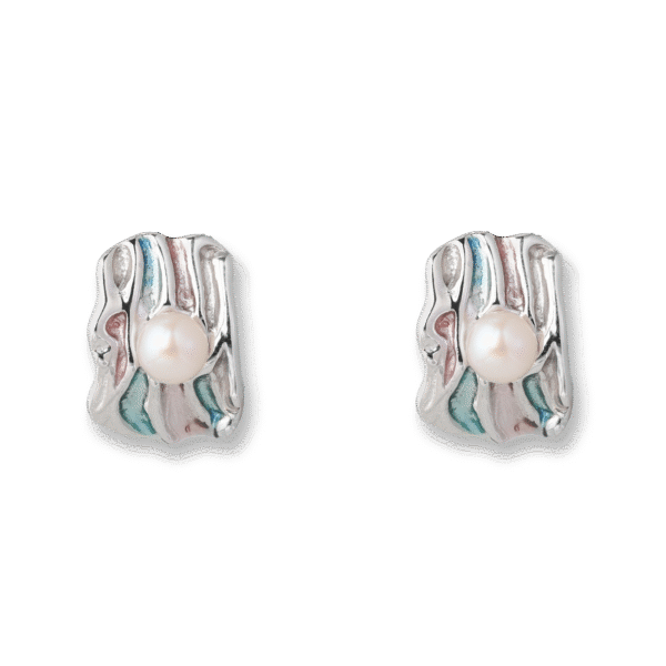 Pearl Earrings Silver Jewelry