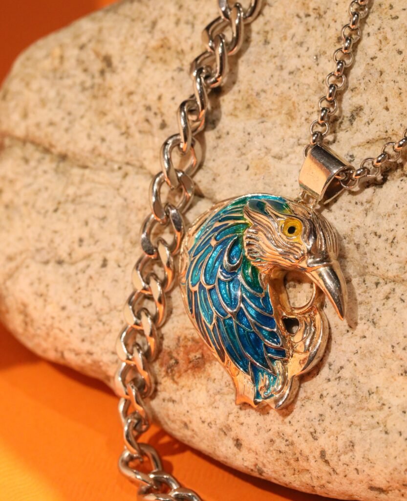 925 Silver Necklace Enamel Jewelry