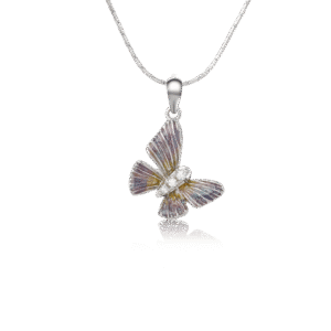 Butterfly Enamel Necklace
