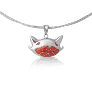 Goldie Giggles Necklace(Silver)Silver Jewelry