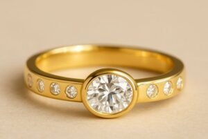 Flush Bezel Setting Enamel Jewelry