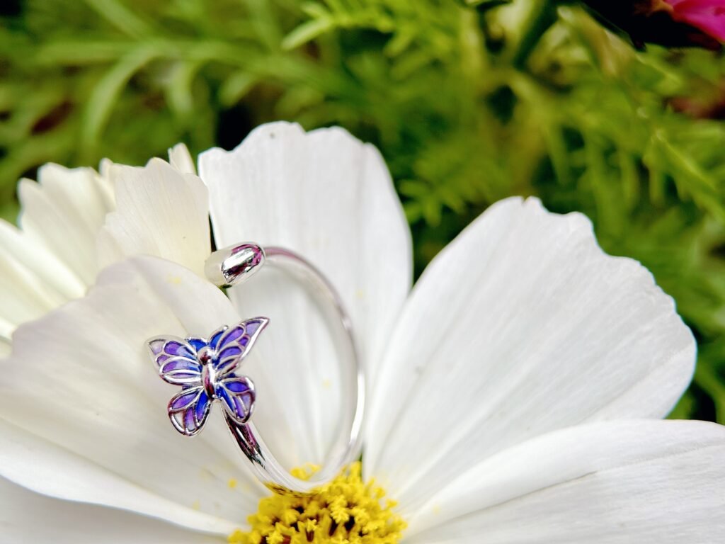 925 Silver Ring Enamel Jewelry