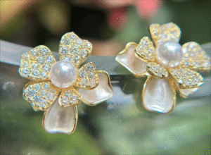 Gold Plated silver jewelry enamel jewelry