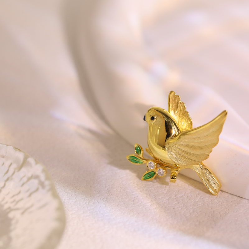 925 silver pendant enamel jewelry 3D Hard Gold Jewelry