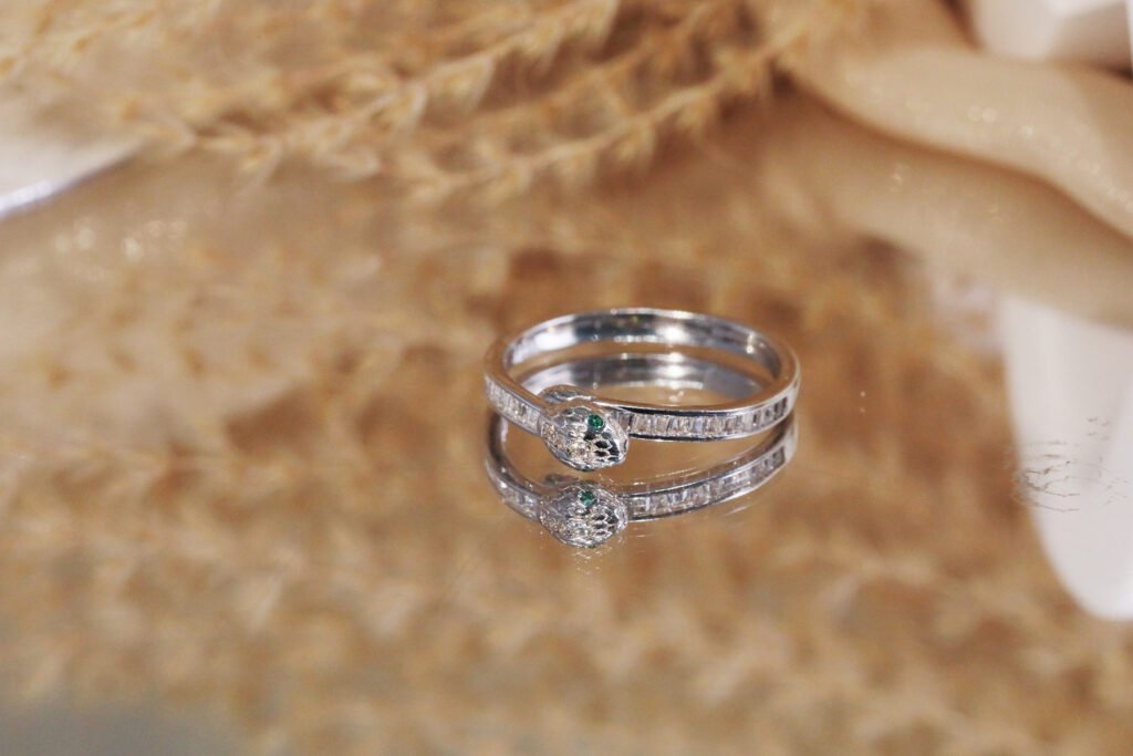 925 silver ring enamel jewelry