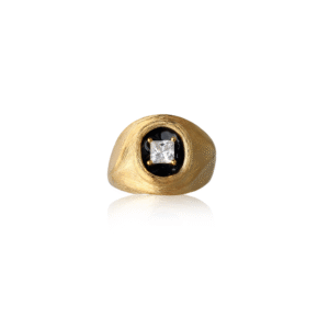 Mozambique Silver Tail Ring 925 Silver Enamel Jewelry