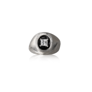 Mozambique Silver Tail Ring 925 Silver Enamel Jewelry