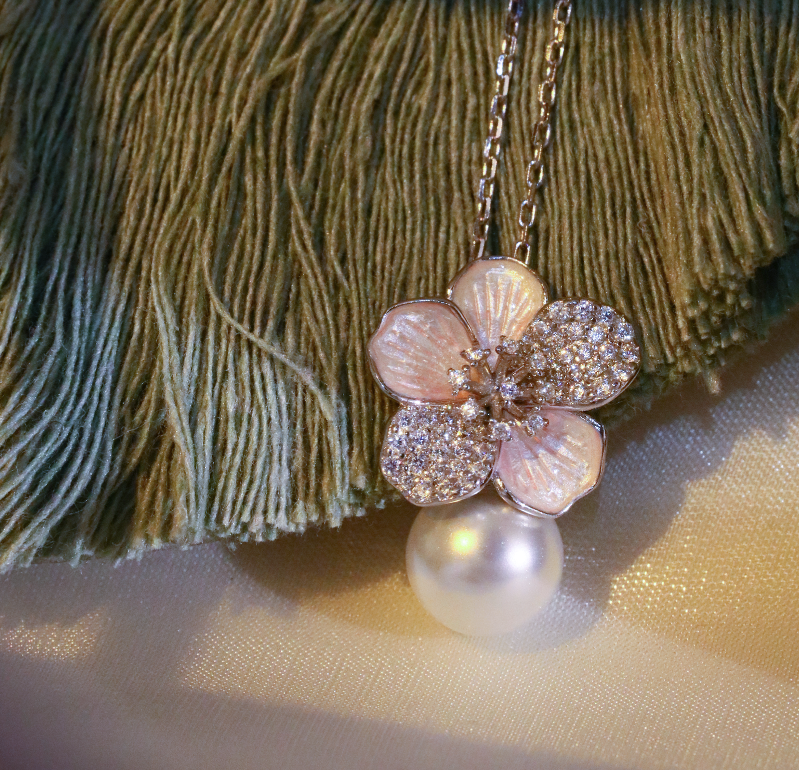 925 silver necklace enamel jewelry