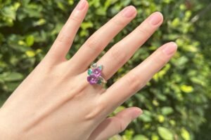 925 silver ring enamel jewelry