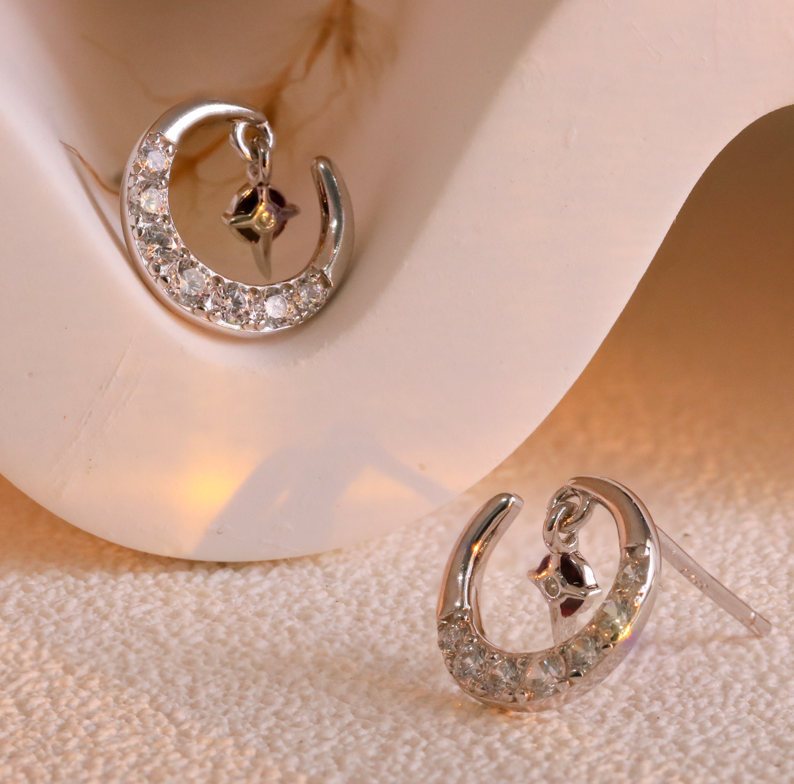 925 silver earrings enamel jewelry