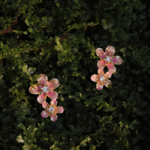 925 silver earrings enamel jewelry