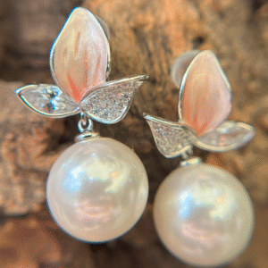 925 silver earrings enamel jewelry