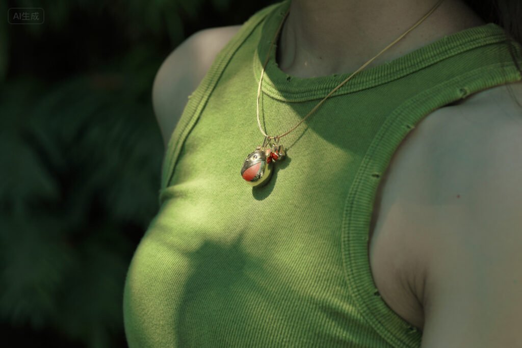 925 silver necklace enamel jewelry