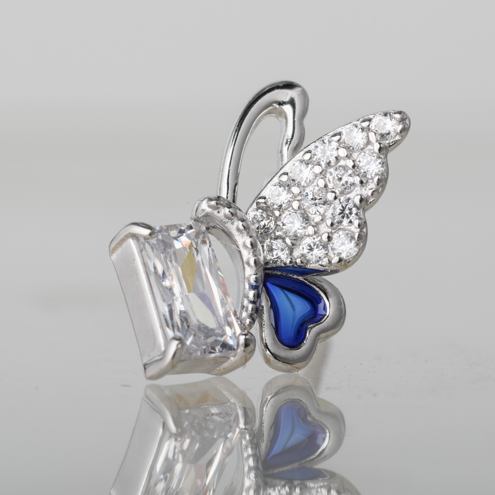 925 silver earrings enamel jewelry