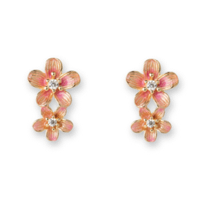 925 silver earrings enamel jewelry