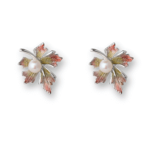 925 silver earrings enamel jewelry