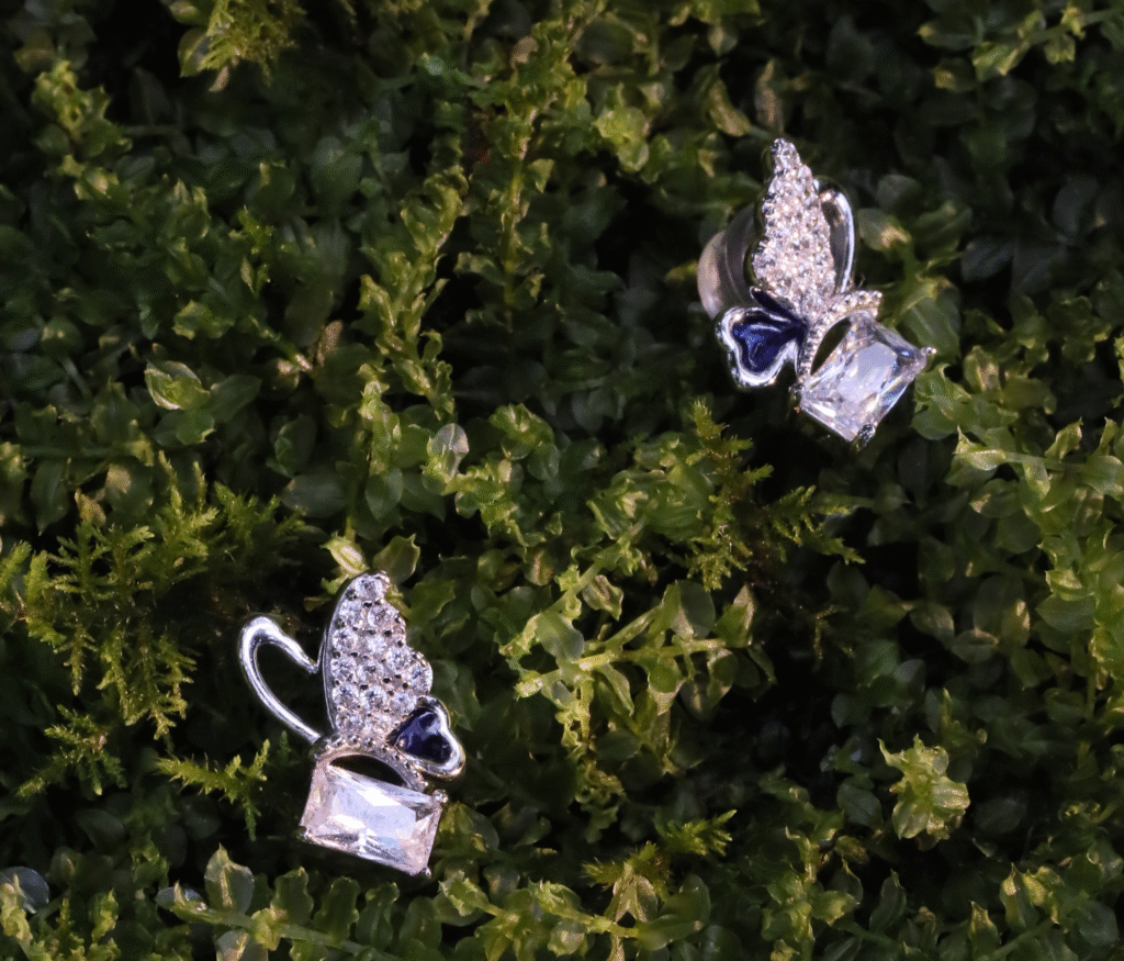 925 silver earrings enamel jewelry