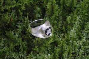 Moissanite silver enamel jewelry