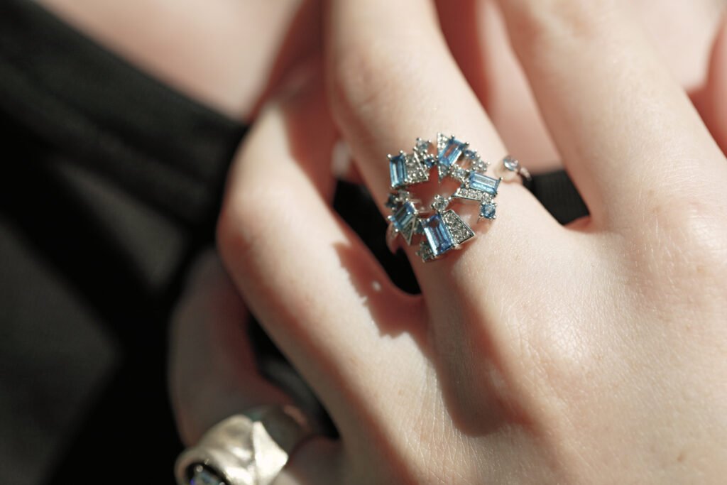 925 silver rings enamel jewelry